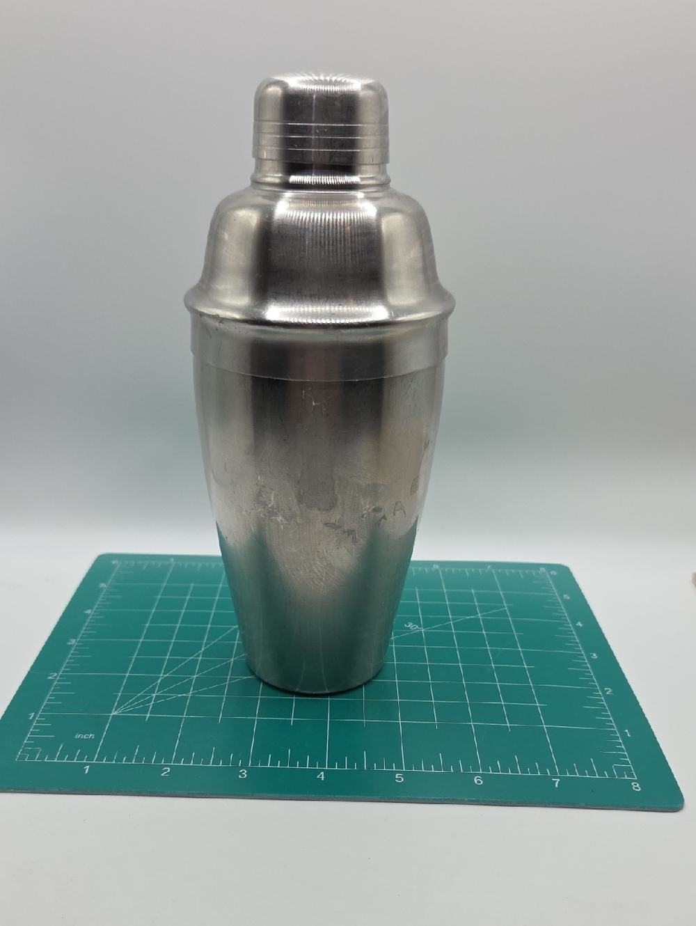 Stainless Steel Cocktail Shaker - Silver 3 Piece